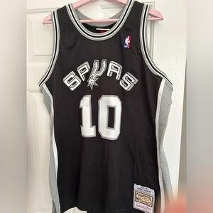NEW basketball jersey, authentic NBA, Spurs, Dennis Rodman, Nostalgia Co.